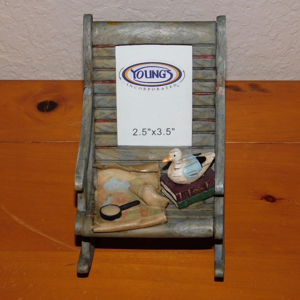 Young's Inc. Resin Rocking Chair Picture Frame